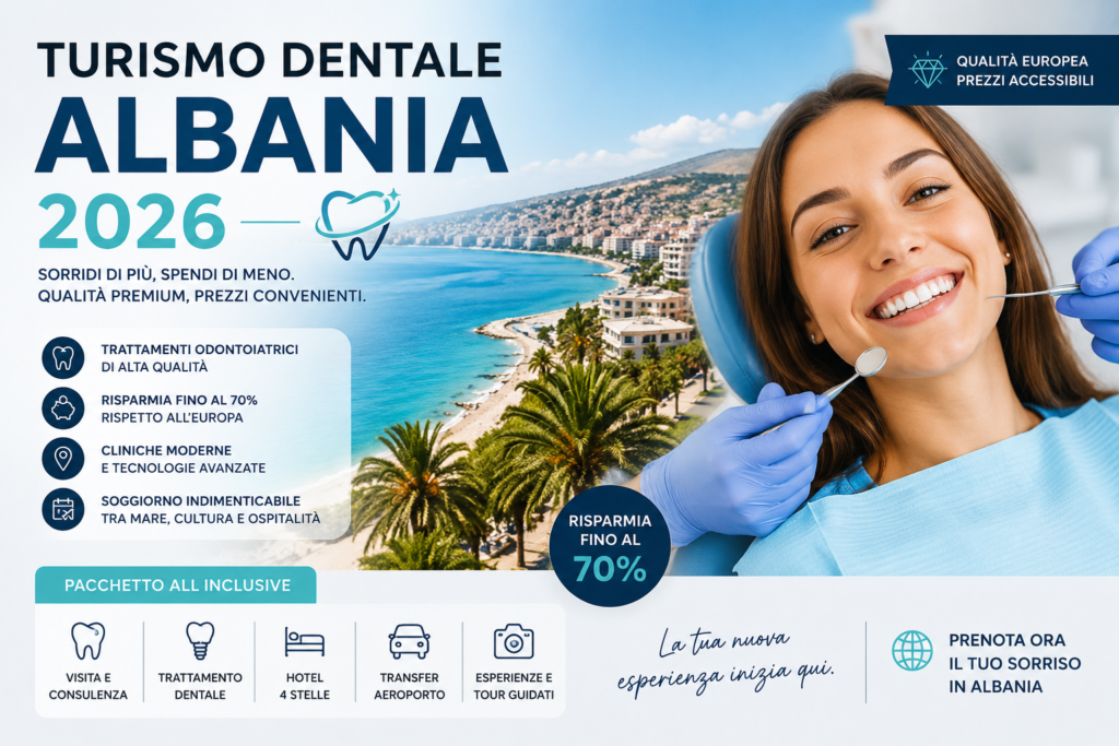Perché sempre più pazienti scelgono l’Albania per il turismo dentale nel 2026